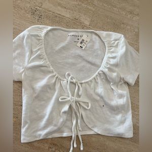 Aeropostale cute bow crop top